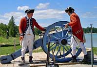 Cannon Demonstration - Colonial Michilimackinac State Park, Michigan