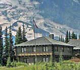 Mt. Rainier Day Lodge at Sunrise