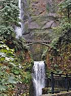 Benson Bridge - Upper and Lower Multnomah Falls