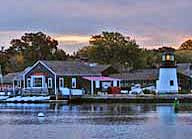 Mystic Harbor and Lighthouse