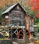 Glade Creek Grist Mill - Babcock State Park, Clifftop, West Virginia