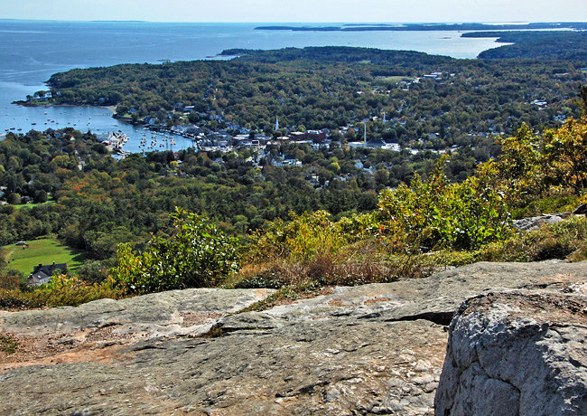 Camden Hills Mountaintop View - Camden Hills State Park, Camden, Maine