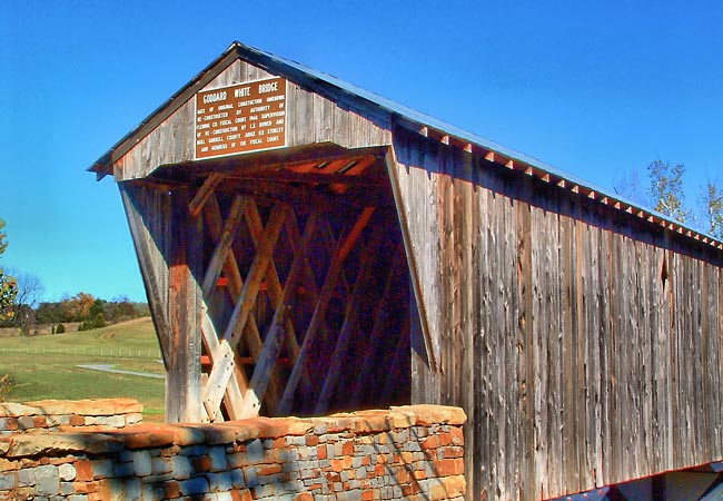 Goddard White Covered Bridge - Hillsboro, Kentucky