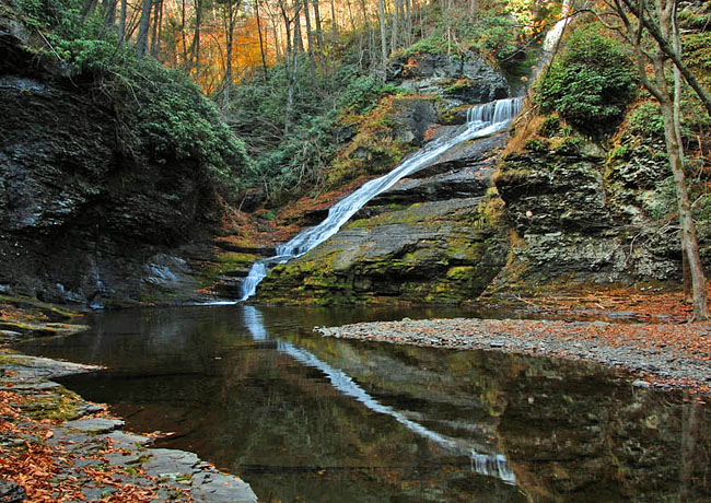 Dingman Falls - Delaware Water Gap National Recreation Area, Dingmans Ferry, Pennsylvania