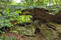 Natural Bridge at Pivot Rock - Eureka Springs, Arkansas