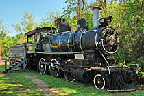 Number 201, a 2-6-0 (Mogul), built 1906, American Locomotive Company