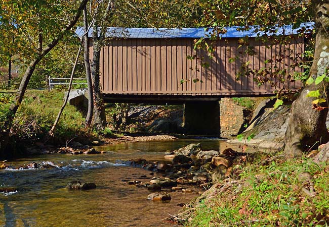 Jack's Creek Covered Bridge - Woolwine, Virginia