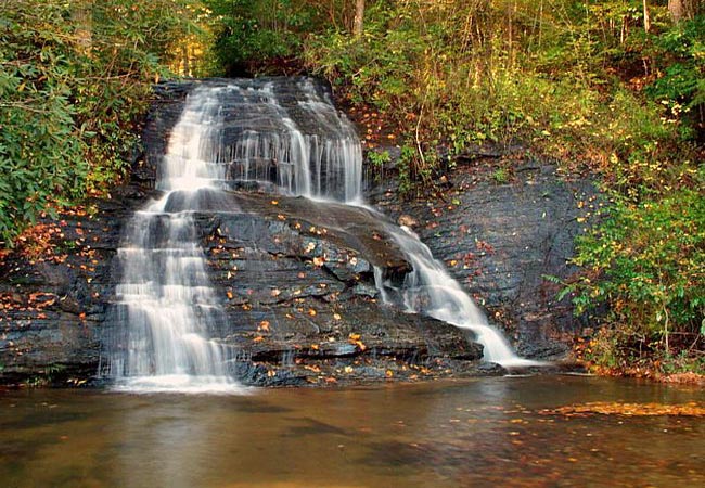 Wildcat Branch Falls - Wildcat Wayside, Mountain Bridge Wilderness Area, SC