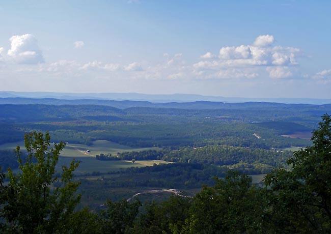 Ridge and Valley Byway - Johns Mountain, Walker County, Georgia