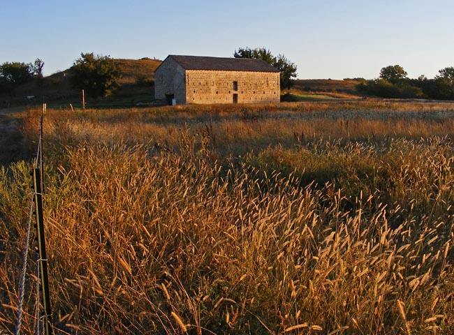 Limestone Bank Barn - Council Grove, Kansas