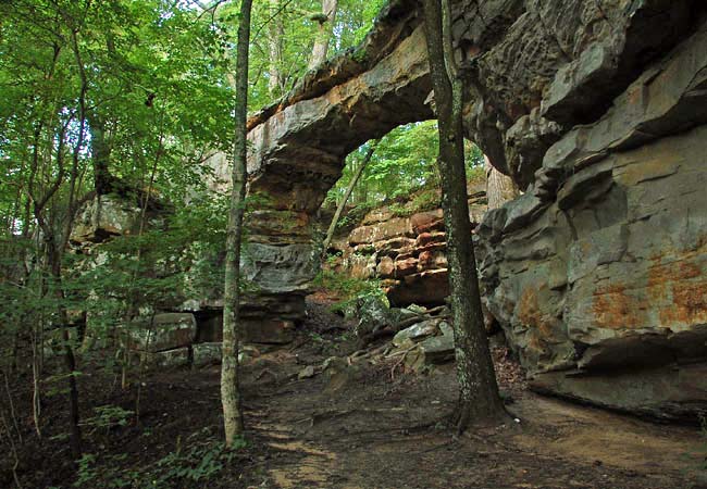 Sewanee Natural Bridge - Sewanee Natural Bridge State Natural Area, Tennessee