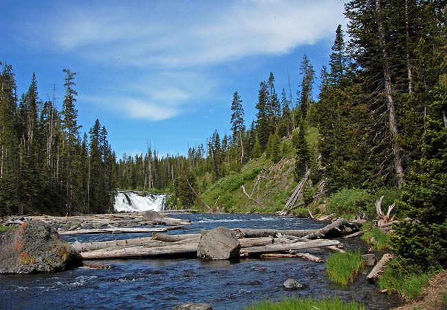 Lewis Falls - Yellowstone National Park, Wyoming