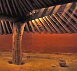 Ocmulgee Earth Lodge Interior - Ocmulgee National Monument, Georgia