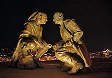 Point of View - bronze sculpture by James A. West