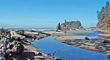 Cedar Creek at Ruby Beach