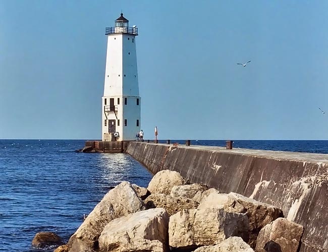 Frankfort North Breakwater Lighthouse - Benzie County, Michigan