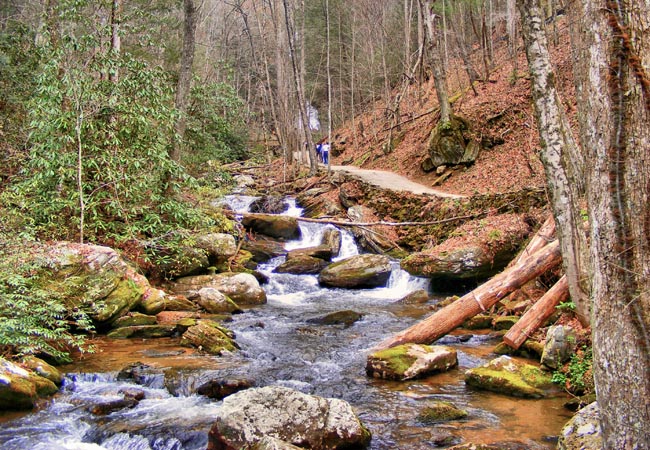 Smith Creek - Anna Ruby Falls Scenic Area, Helen, Georgia