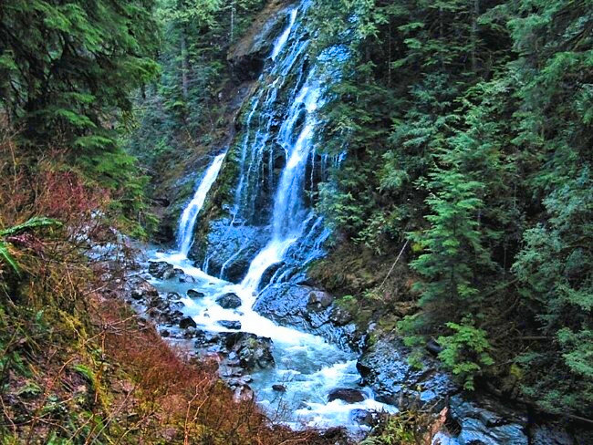 Feature Show Falls - Darrington, Washington