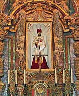 San Xavier Parish Church interior, Tucson, Arizona