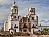 San Xavier Parish Church exterior, Tucson, Arizona