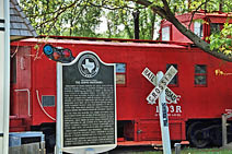 Santa Fe Caboose - Square House Museum, Texas