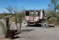 Steins Ghost Town stage exhibit - New Mexico