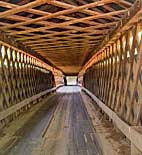 Town Lattice Trusses - Swan-Joy Covered Bridge, Cleveland, Alabama