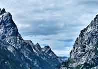 Cascade Canyon and Teton Range  - Grand Tetons National Park, Wyoming