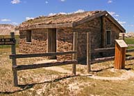 Toadstool Geologic Park Sod House - Oglala National Grassland