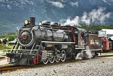 WP&YR Steam Locomovtive 73 - Skagway, Alaska