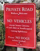 Watch Hill Light Station Entrance Sign