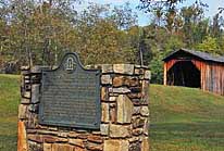 Watson Mill Bridge Plaque - Comer, Georgia