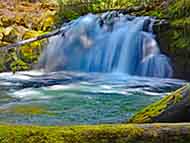 Whitehorse Falls - Highway of Waterfalls, Oregon