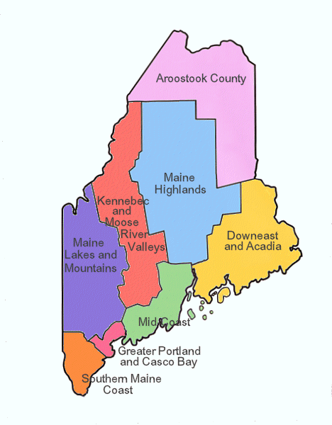 maine tourism regions