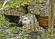 Arch Rock - Pedestal Rocks Scenic Area, Pelsor, Arkansas